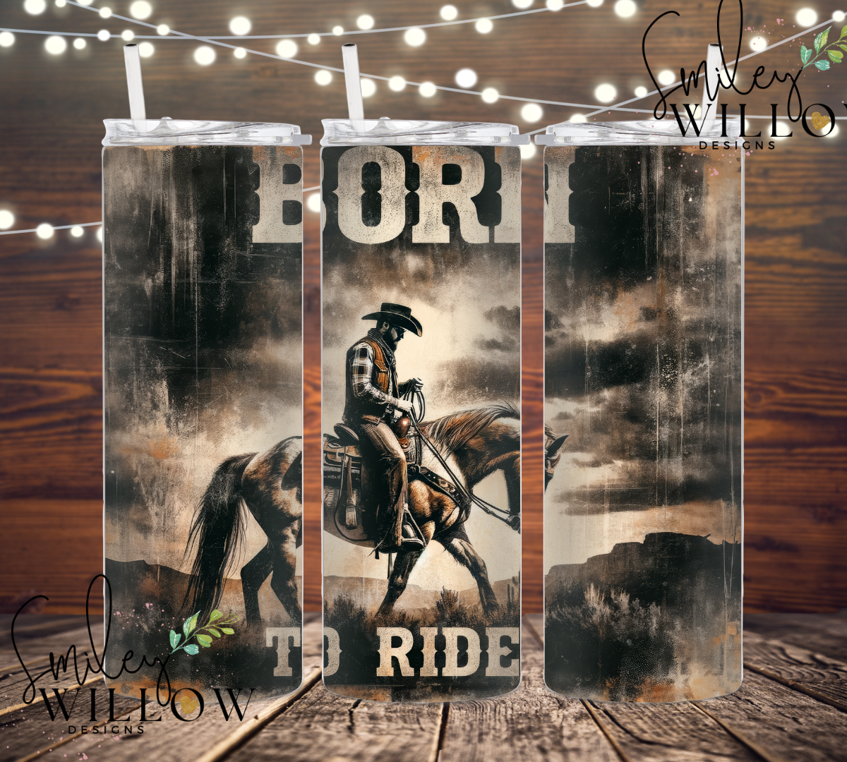 Born to Ride 20oz tumbler